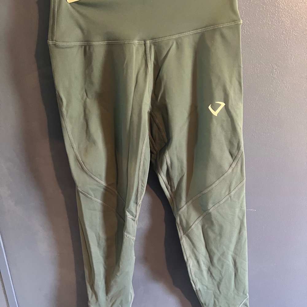 Green Athletic Leggings